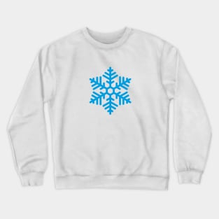 Winter Snow Flake Ice Crystal Crewneck Sweatshirt